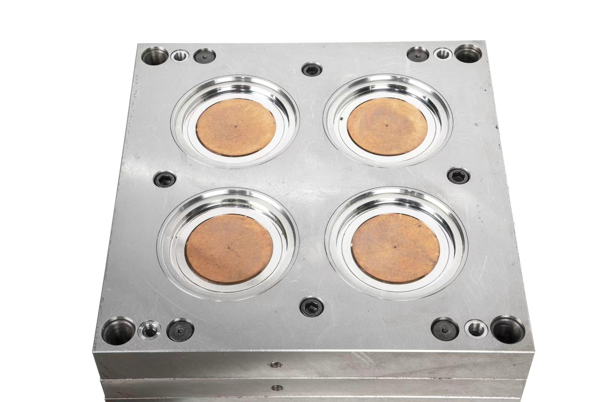 4-Cavity Thin-Wall Container Lid Mold