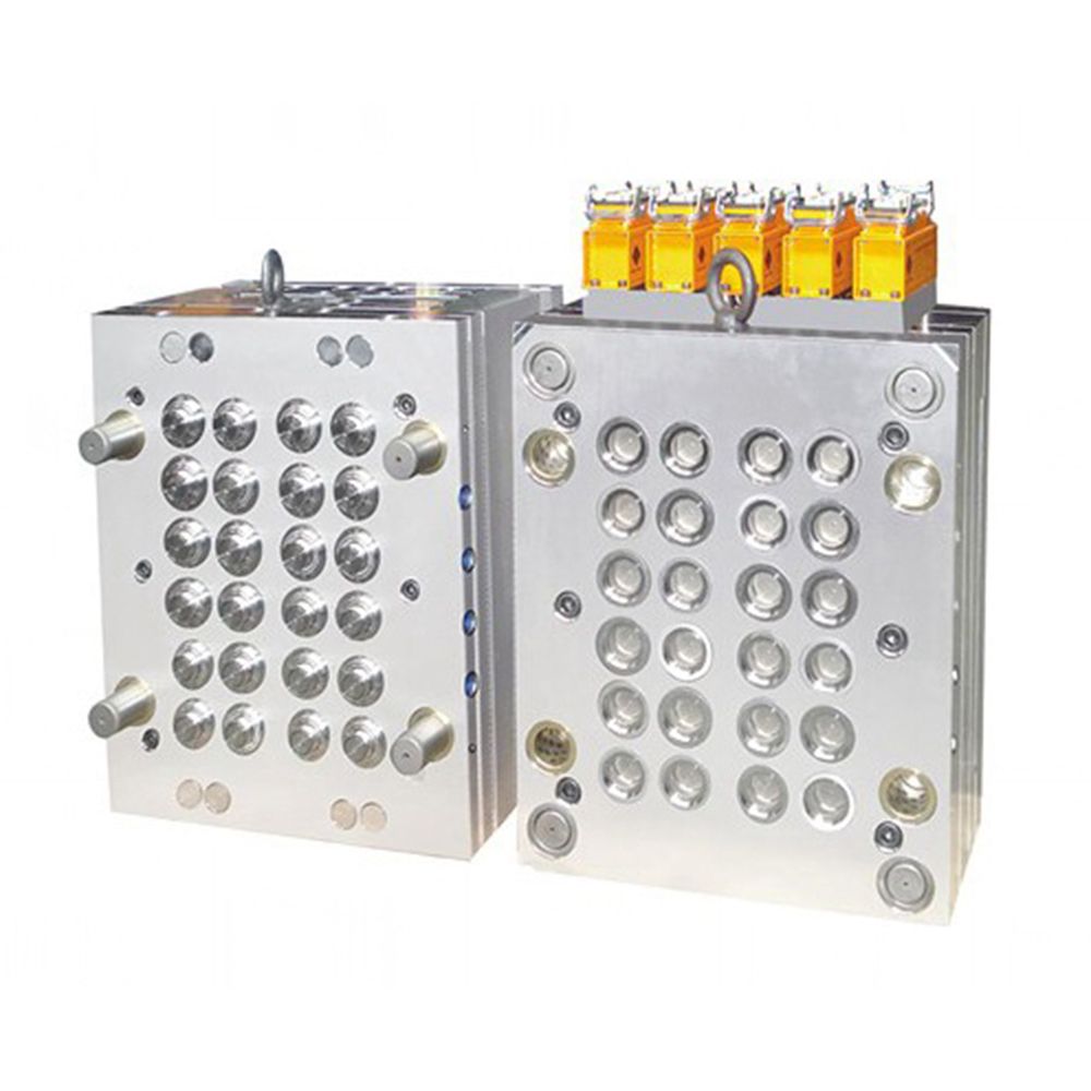 24-Cavity Water Bottle Cap Injection Mold