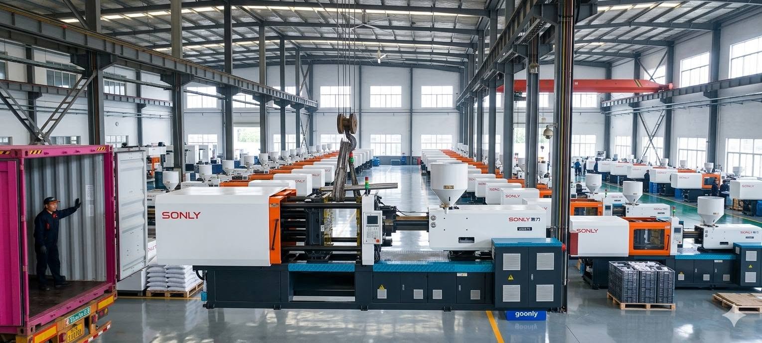 SONLY advanced injection molding machine manufacturing workshop